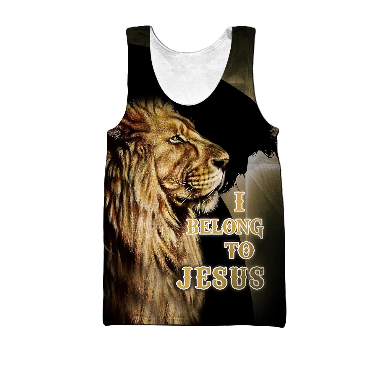 Lion love Jesus Over Printed Unisex Shirts