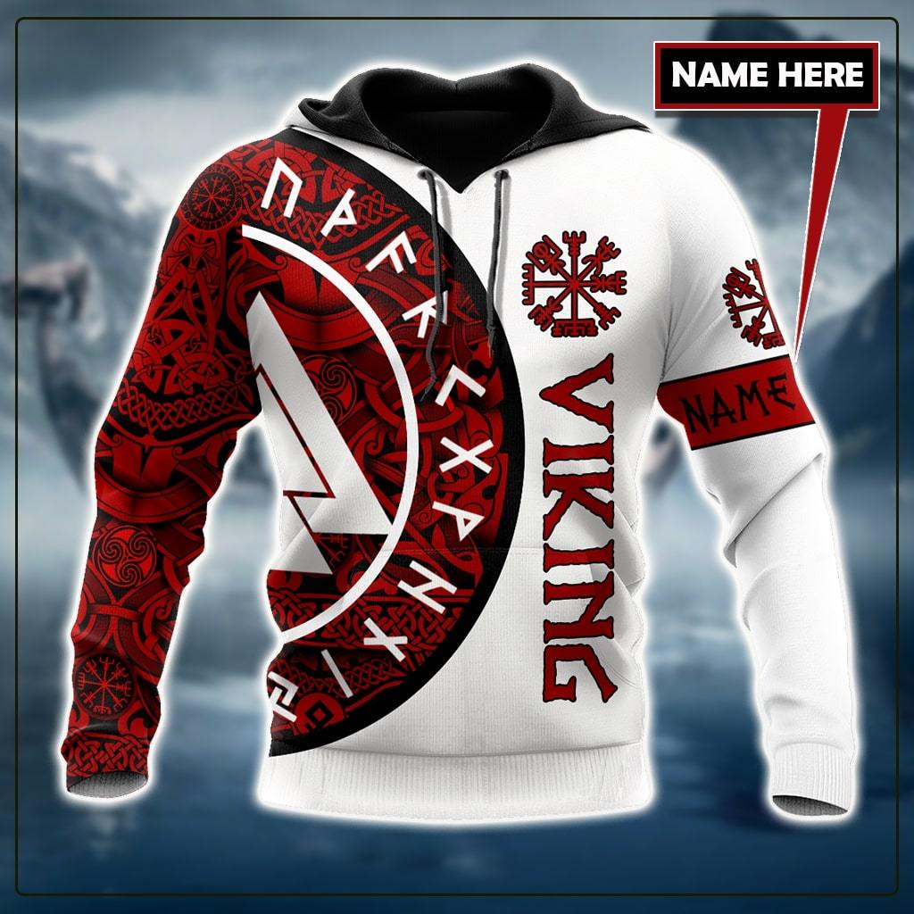 Customized Name Viking 3D All Over Printed Unisex Shirts