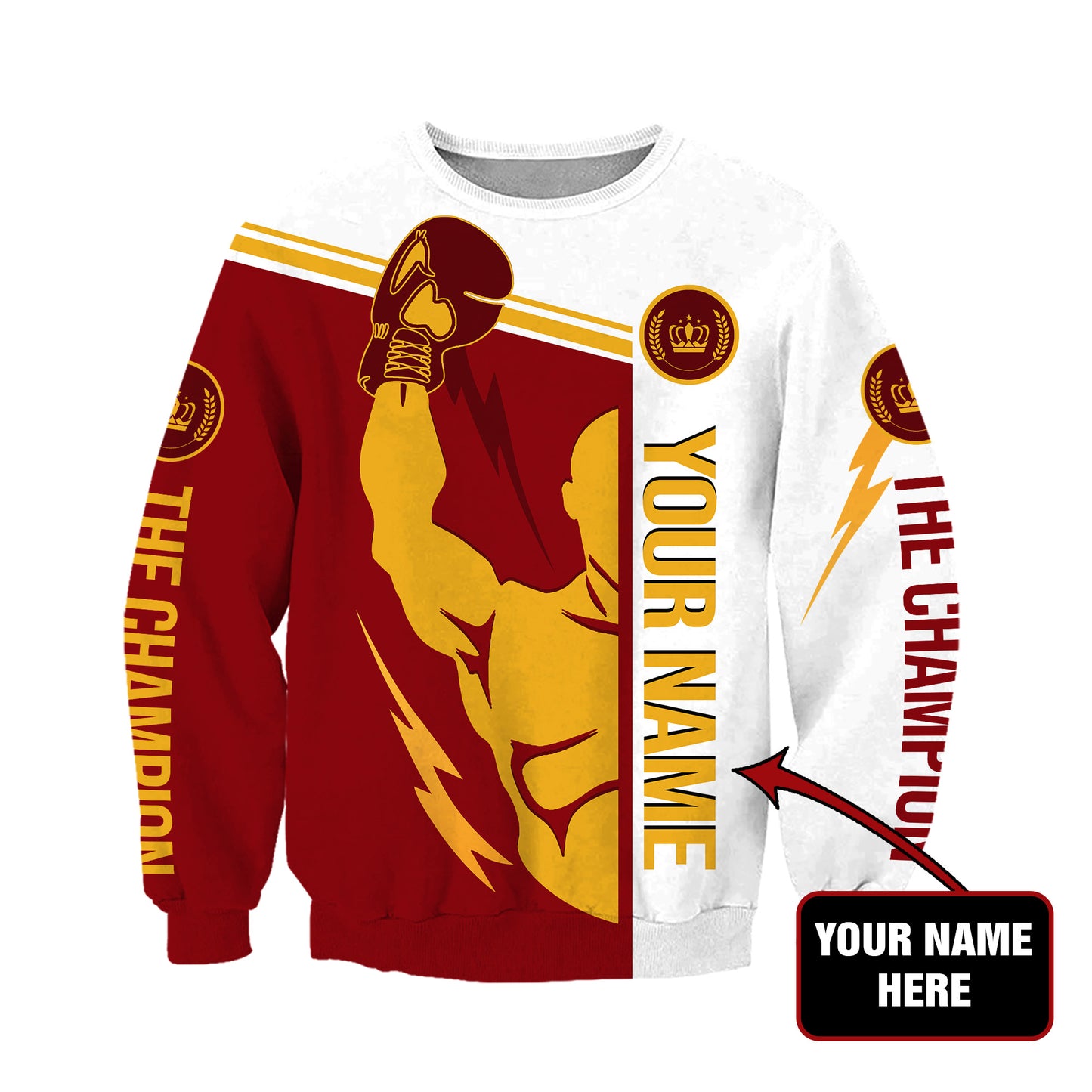 Custom Name The Champion 3D All Over Printed Unisex Shirts