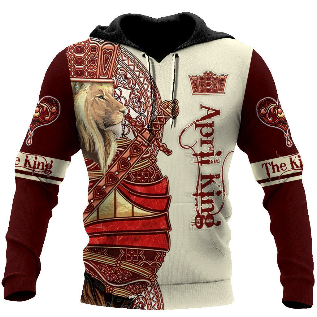 April King Lion 3D All Over Printed Unisex Shirts