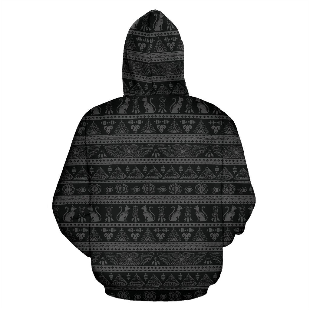 African Hoodie - African Truth Know Thyself Hoodie-ALL OVER PRINT HOODIES-HPArt-Men-S-Black-Vibe Cosy™