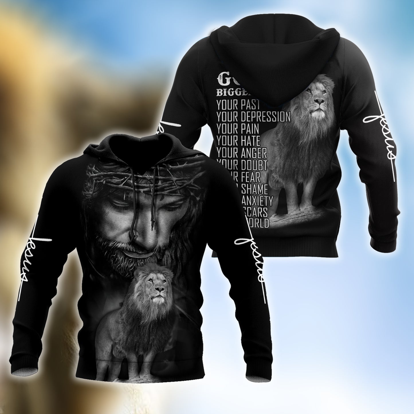 God Is My World Over Printed Unisex Shirts