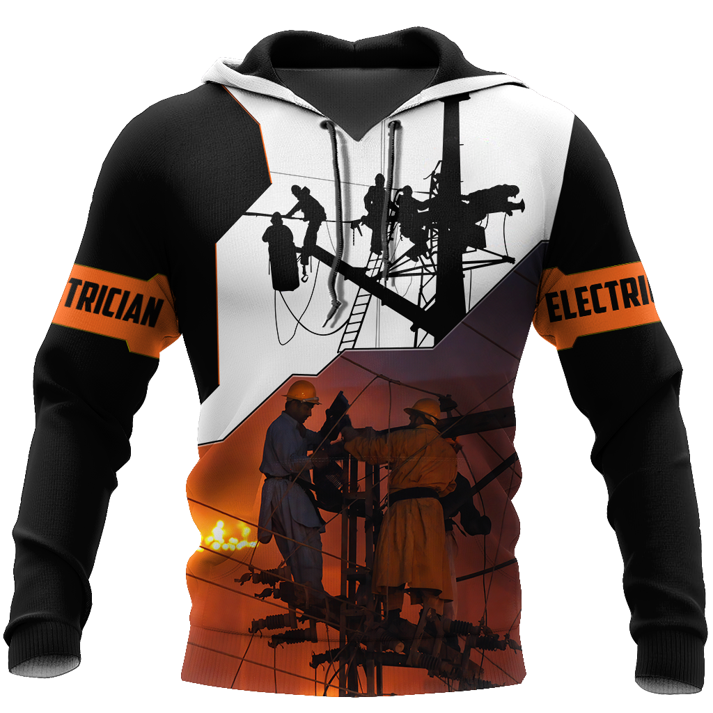 Premium Electrician Let There Be Light Unisex All Over Printed Shirts MEI
