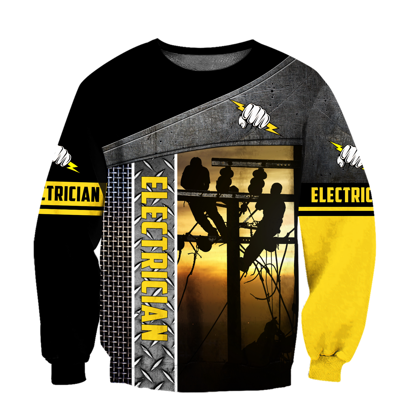 Premium All Over Printed Electrician Shirts MEI