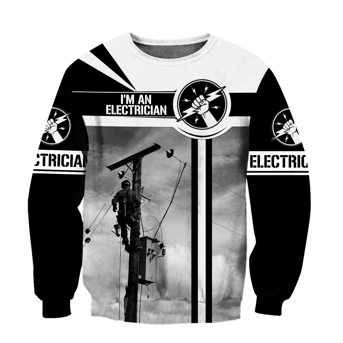 Premium Unisex All Over Printed Electrician Shirts MEI