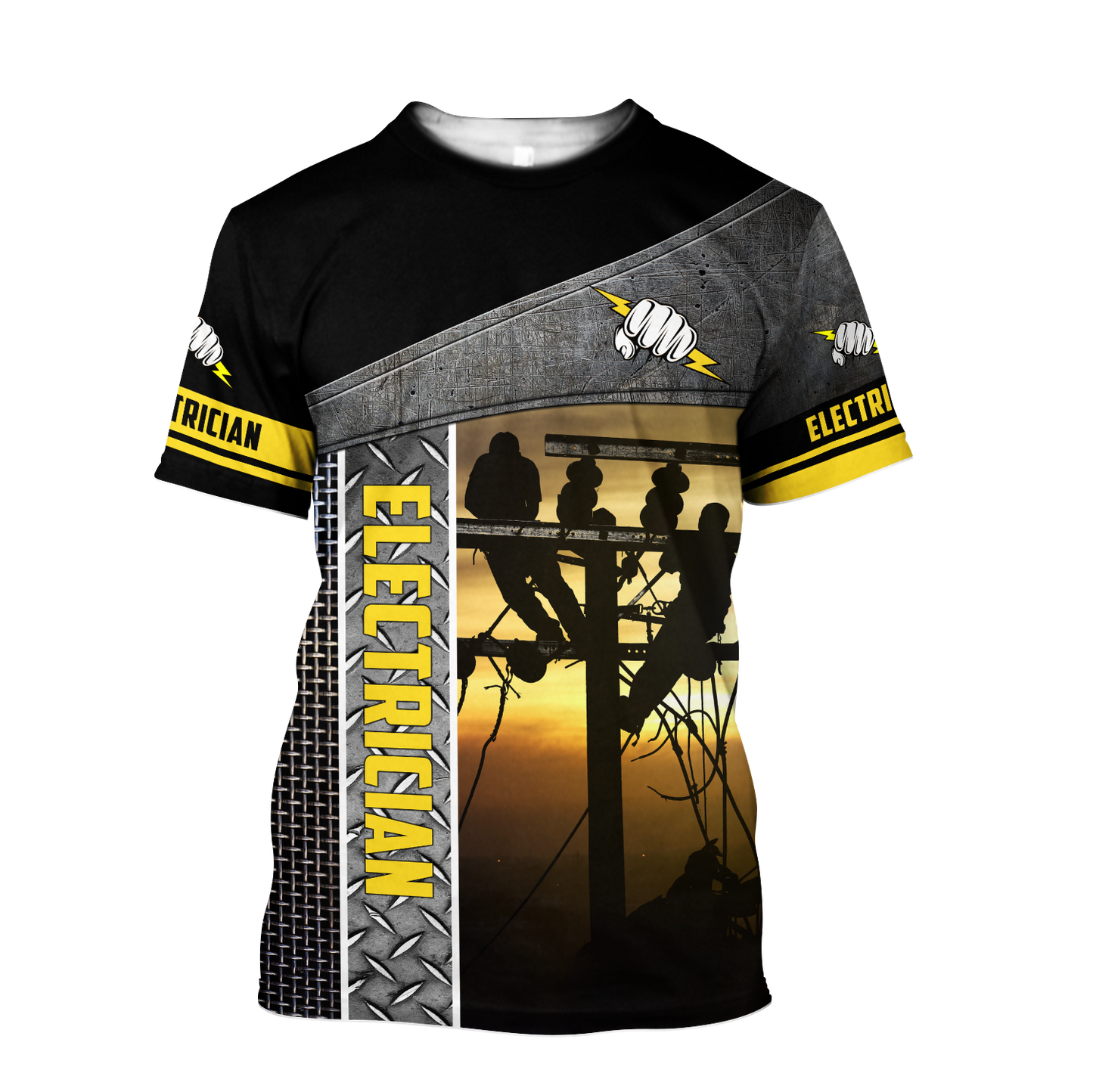 Premium All Over Printed Electrician Shirts MEI