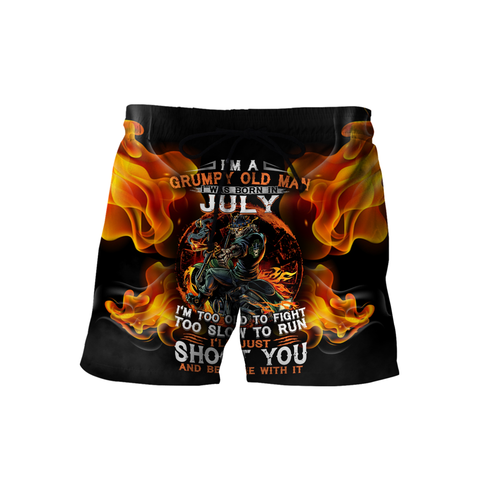 Old man with a gun MH2505201-Apparel-ML-Short-S-Vibe Cosy™