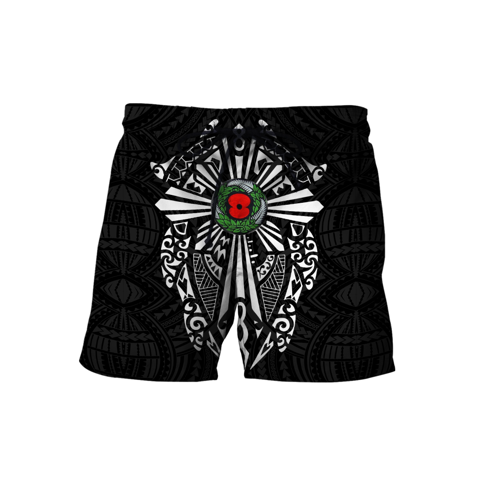 New zealand anzac, lest we forget maori cross tattoo 3d all over printed shirt and short for man and women MH3006201-Apparel-PL8386-Shorts-S-Vibe Cosy™