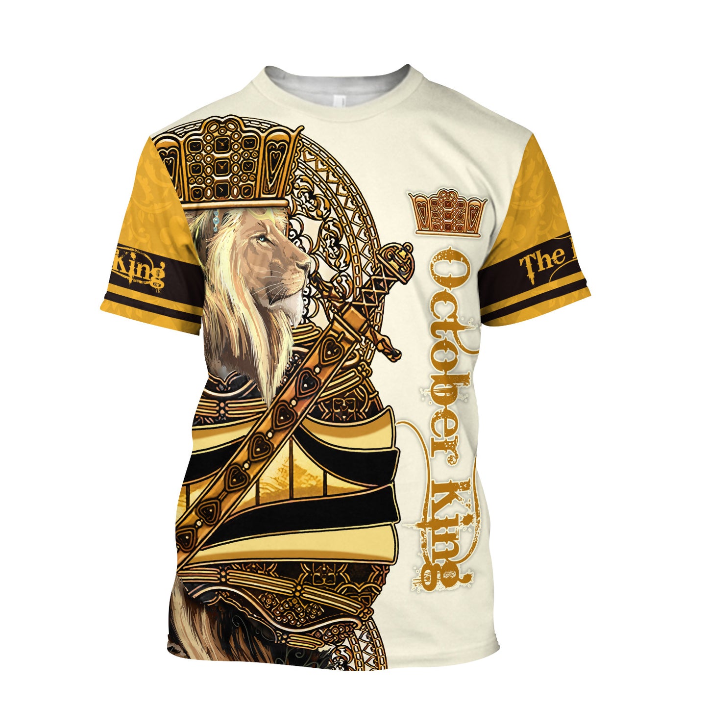 Yellow October King 3D All Over Printed Unisex Shirts