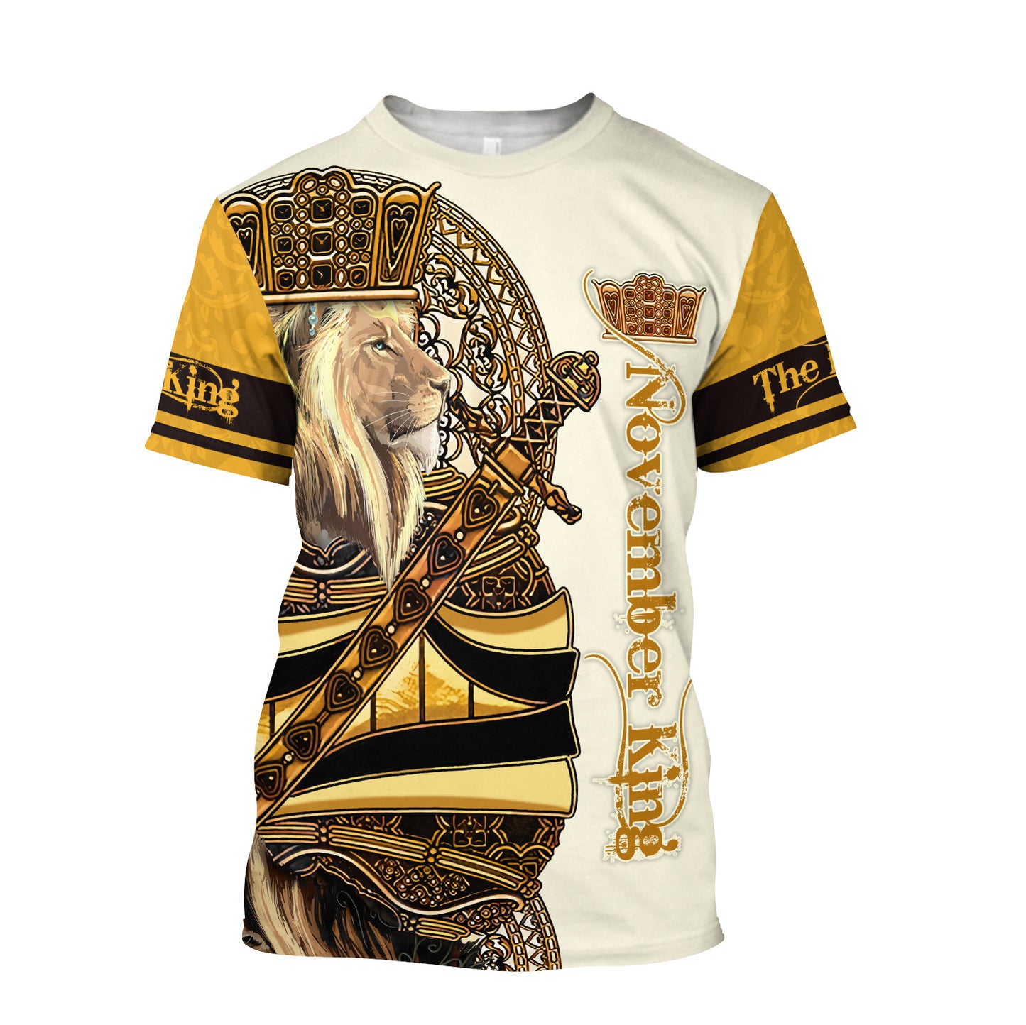 Yellow November King 3D All Over Printed Unisex Shirts