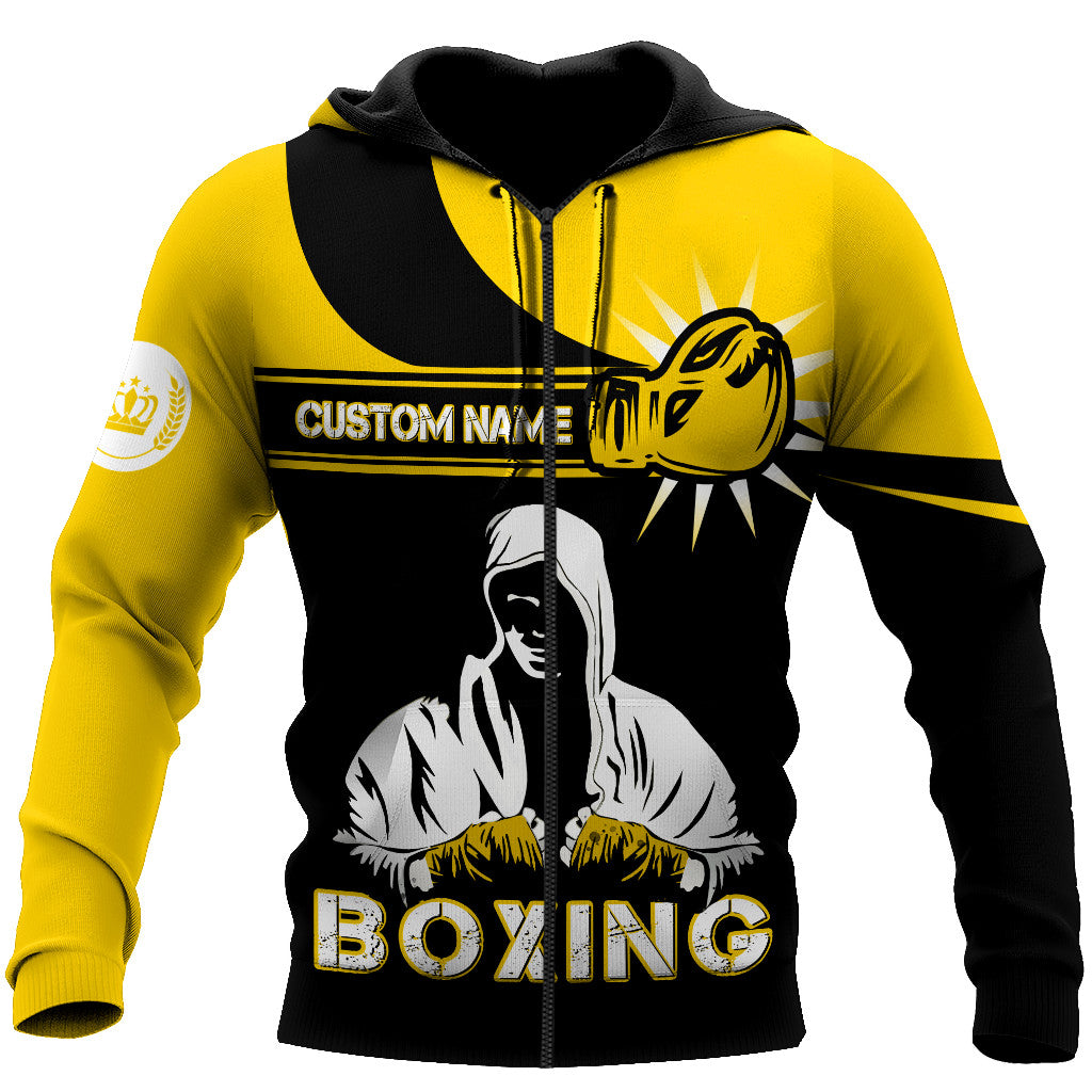 Custom Name Boxing 3D All Over Printed Unisex Shirts