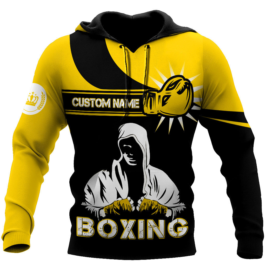 Custom Name Boxing 3D All Over Printed Unisex Shirts