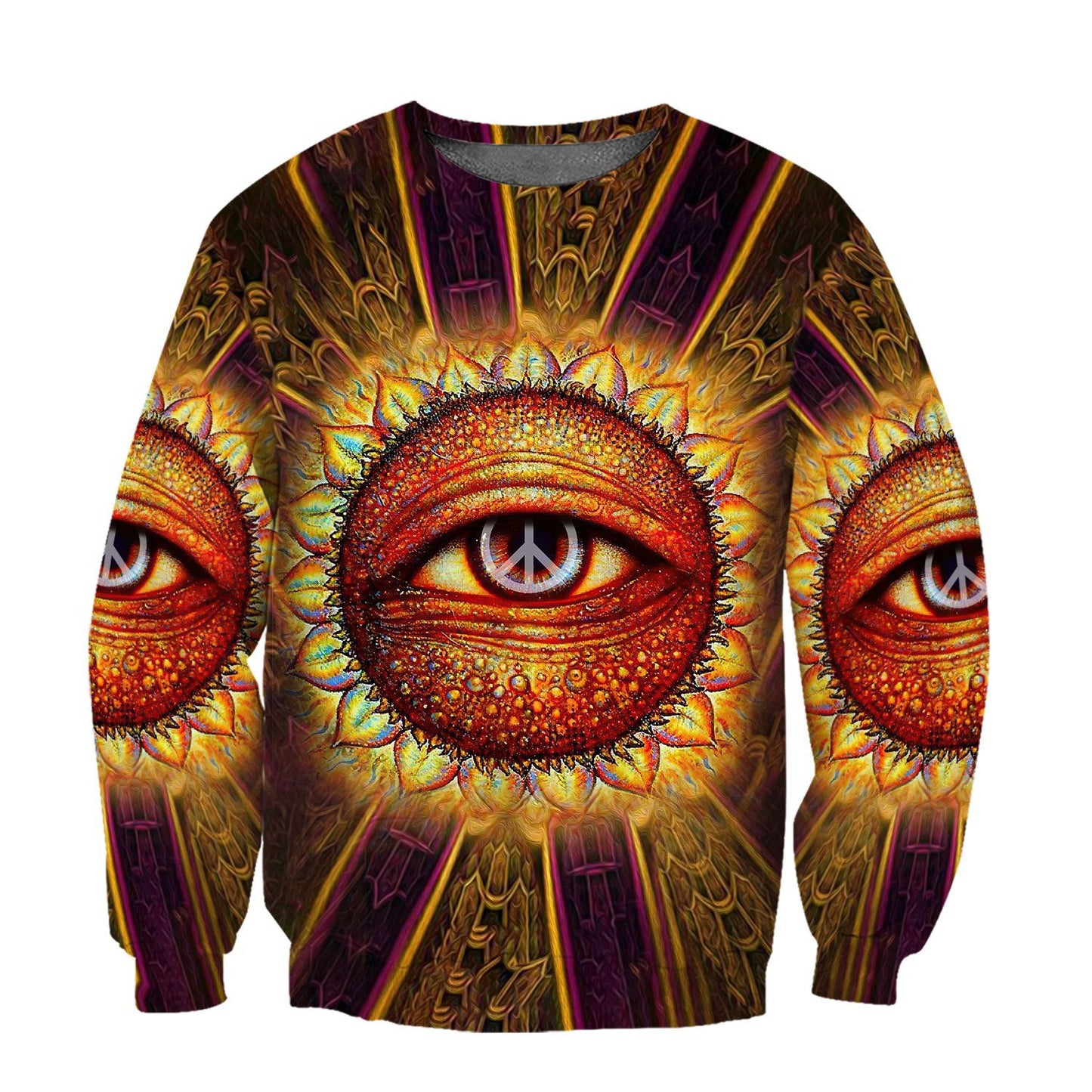 Hippie Loving 3D All Over Printed For Men And Women Shirts