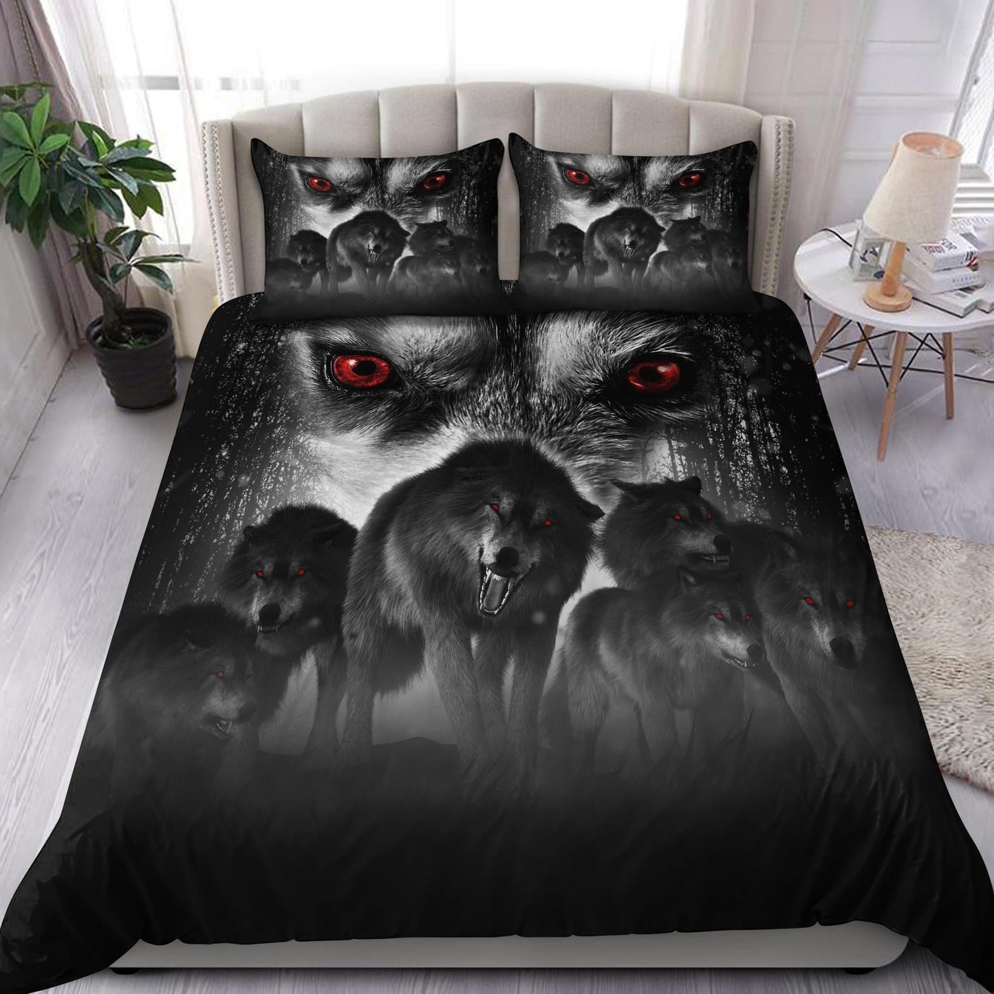 Wolf 3D All Over Printed Bedding Set