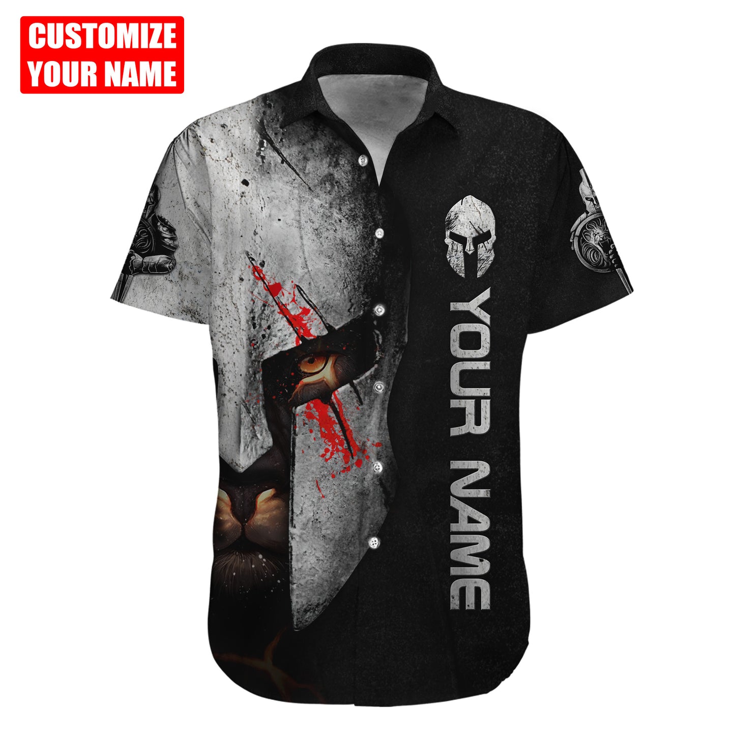 Custom Name King Lion 3D All Over Printed Unisex Shirts