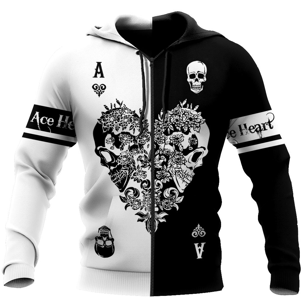 Ace Heart 3D All Over Printed Unisex Shirts