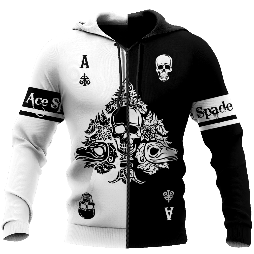 Ace Spade 3D All Over Printed Unisex Shirts