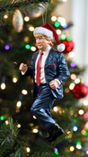 Trump Dancing Ornaments, Acrylic Trump Christmas Ornaments