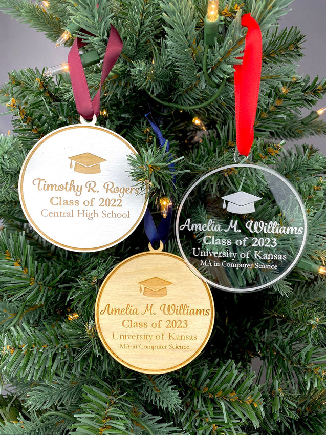 Graduation Year Ornament  | Graduation Ornament | Class of 2024 | Class of 2025 | 2024 Ornament | 2025 Ornament