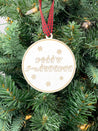 ASL Merry Christmas Ornament | Sign Language Ornament | ASL Ornament | 2024 Ornament | 2025 Ornament