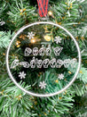 ASL Merry Christmas Ornament | Sign Language Ornament | ASL Ornament | 2024 Ornament | 2025 Ornament