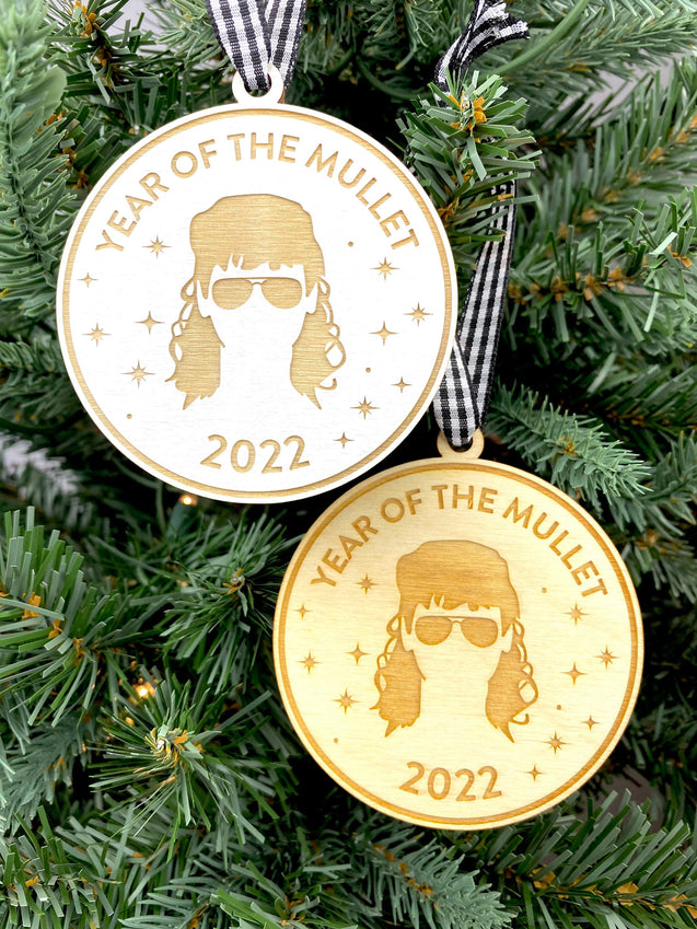 Year of the Mullet Ornament | Mullet Ornament | 2024 Ornament | 2025 Ornament