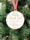 Thank You For Being Part Of My Story Book Ornament | Teacher Ornament | 2024 Ornament | 2024 2025 School Year | Teacher Gift | 2025 Ornament