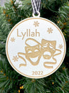 Custom Drama Ornament | Theater Ornament | Personalized Club Ornament | 2024 Ornament | Student Gifts | 2025 Ornament | Theatre Gift