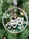 Custom Drama Ornament | Theater Ornament | Personalized Club Ornament | 2024 Ornament | Student Gifts | 2025 Ornament | Theatre Gift