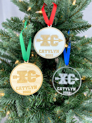 Cross Country Ornament | Personalized Sports Ornament | 2024 Ornament | Team Gift | Senior Gift | 2025 Ornament