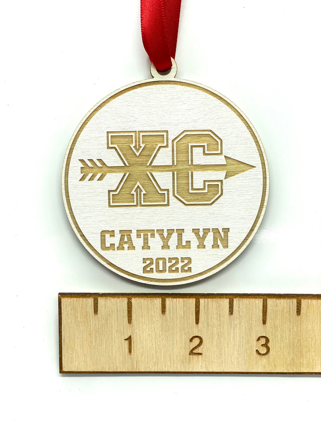 Cross Country Ornament | Personalized Sports Ornament | 2024 Ornament | Team Gift | Senior Gift | 2025 Ornament