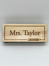 Teacher Eraser Gift Pencil Design / Personalized Teacher Gift / Teacher Appreciation / End of Year Gift