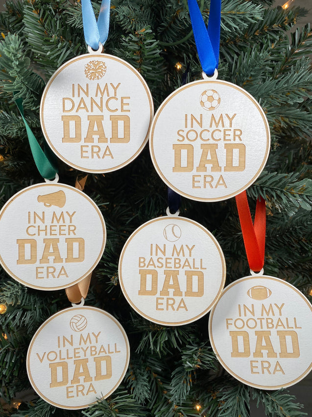 In My Soccer Dad Era Ornament | Soccer Dad Ornament | Soccer Ornament | 2024 Ornament | Sport Ornament