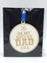 In My Soccer Dad Era Ornament | Soccer Dad Ornament | Soccer Ornament | 2024 Ornament | Sport Ornament