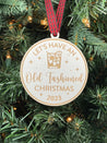 Let’s Have An Old Fashioned Christmas Ornament | Bartender Gift | Old Fashion Ornament | 2024 Ornament | 2025 Ornament | Whiskey | Bourbon