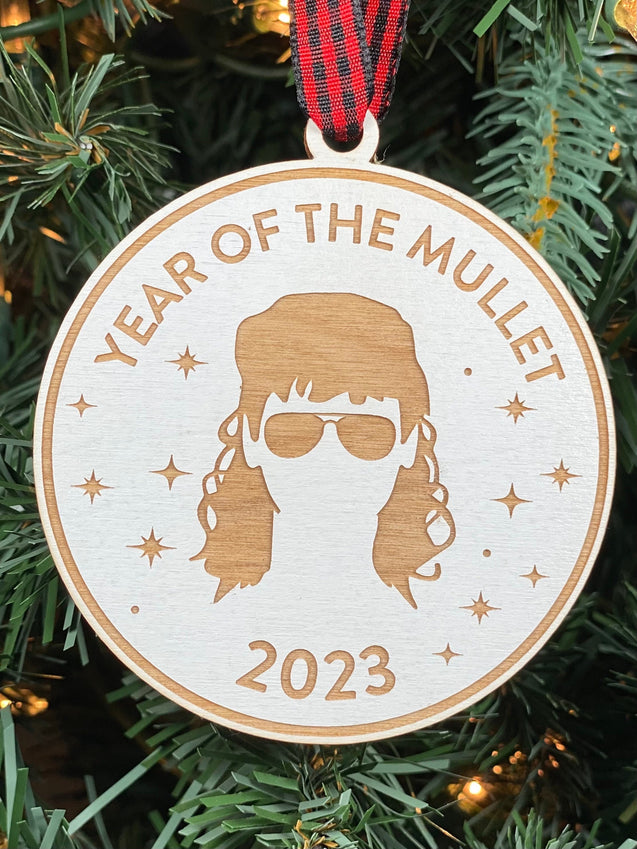 Year of the Mullet Ornament | Mullet Ornament | 2024 Ornament | 2025 Ornament