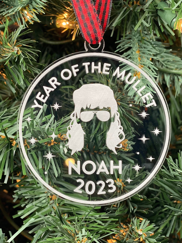 Year of the Mullet Ornament | Mullet Ornament | 2024 Ornament | 2025 Ornament