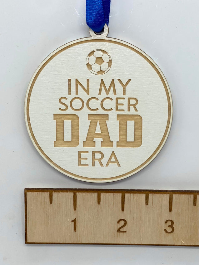 In My Soccer Dad Era Ornament | Soccer Dad Ornament | Soccer Ornament | 2024 Ornament | Sport Ornament