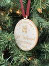 Let’s Have An Old Fashioned Christmas Ornament | Bartender Gift | Old Fashion Ornament | 2024 Ornament | 2025 Ornament | Whiskey | Bourbon