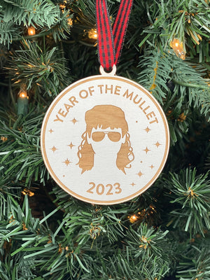 Year of the Mullet Ornament | Mullet Ornament | 2024 Ornament | 2025 Ornament