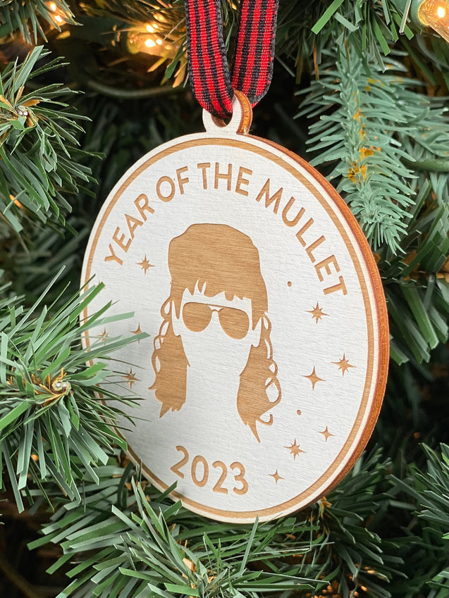 Year of the Mullet Ornament | Mullet Ornament | 2024 Ornament | 2025 Ornament