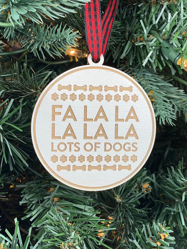 Lots Of Dogs Ornament | Dog Ornament | Puppy Ornament | Pet Ornament | Animal Shelter Ornament | 2024 Ornament | 2025 Ornament