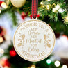 Demure Ornament | Wishing You Very Demure Very Mindful Very Cutesy Christmas Ornament | Social Media Ornament | 2024 Ornament