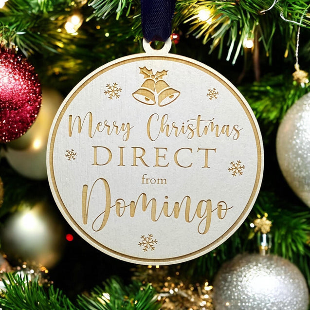 Domingo Ornament | Direct From Domingo | SNL Ornament | 2024 Ornament | Funny Ornament | 2025 Ornament | Sabrina | Espresso