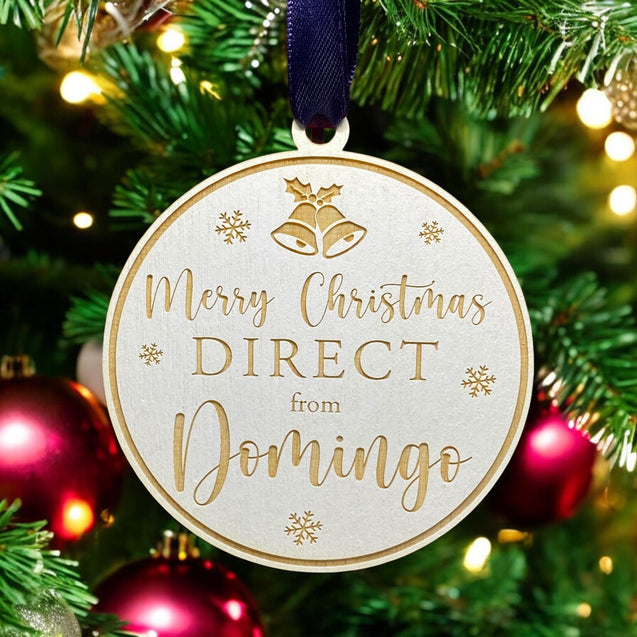 Domingo Ornament | Direct From Domingo | SNL Ornament | 2024 Ornament | Funny Ornament | 2025 Ornament | Sabrina | Espresso