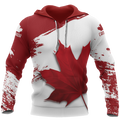 Canada Maple Leaf - Athletic Spirit Red Edition Pullover Hoodie PL-Apparel-PL8386-Hoodie-S-Vibe Cosy™