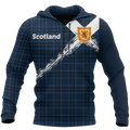 Scotland Saltire Celtic Thistle Hoodie Blue NNK 1514-Apparel-PL8386-Hoodie-S-Vibe Cosy™