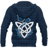 Scotland Saltire Celtic Thistle Hoodie Blue-Apparel-HD09-Zip Hoodie-S-Vibe Cosy™