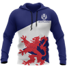 Scottish Flag And Lion - Scotland Hoodie NNK 1519-Apparel-PL8386-Zip Hoodie-S-Vibe Cosy™