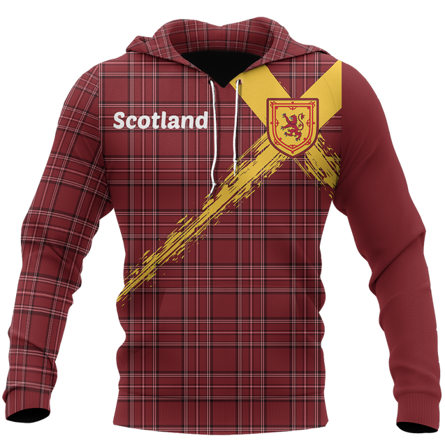 Scotland Royal Banner Celtic Thistle Hoodie NNK 1510-Apparel-PL8386-Hoodie-S-Vibe Cosy™